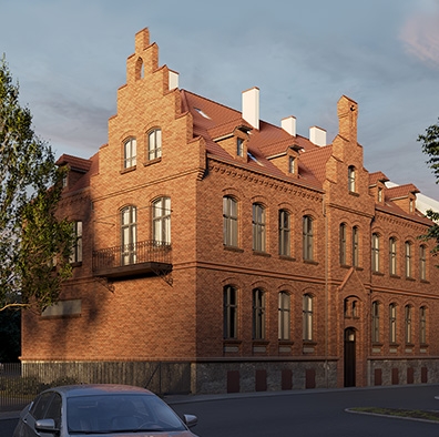 Projekt budynku przebudowy budynku usługowego w Gliwicach