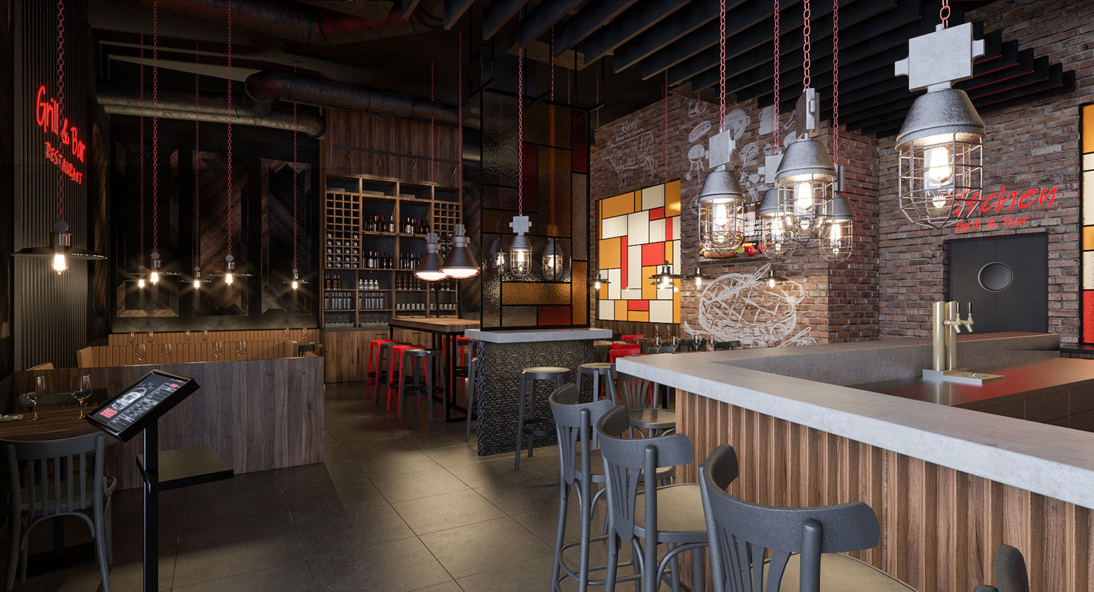 05-projekt-wnetrza-restauracji-w-nowym-saczu-good-time-design